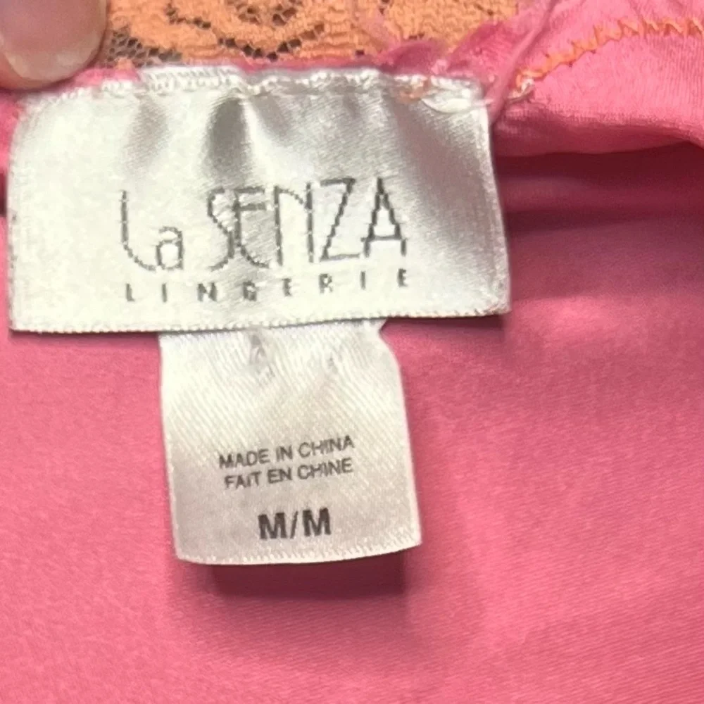 La senza y2k orange and hot pink crop satin tank top - Picture 6 of 6